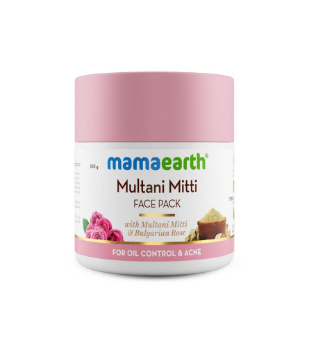 Mamaearth Multani Mitti Face Pack 100 g (Pack of 2)