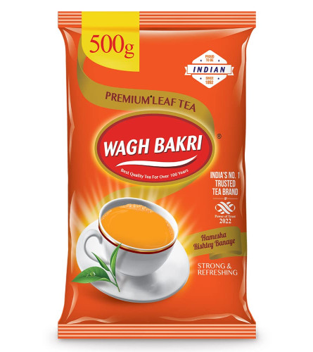 Wagh Bakri Premium Leaf Tea, Poly Pack, 500g ( Free Shipping Worldwide )