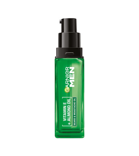 Garnier Men Strong Beard & Moustache Oil 30 ml (Pack of 2)