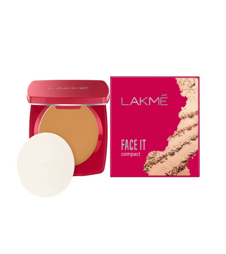Lakme Faceit Compact Natural Cinnamon (Pack of 3)