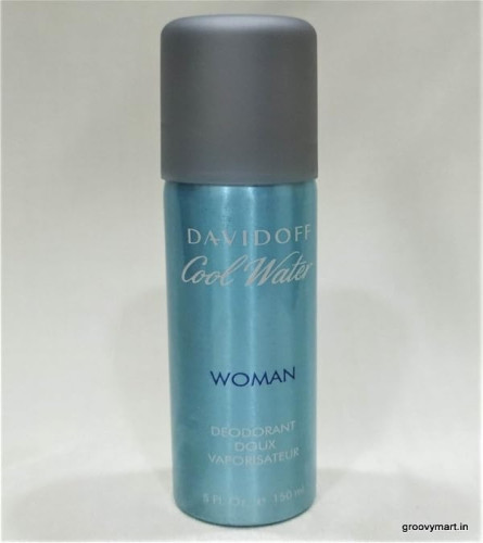 DAVIDOFF COOL WATER For Women Deodorant Body Spray