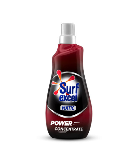 Surf Excel Matic Power Concentrate (500ML liquid) only half cap for 1 load 2x, Free Shipping world