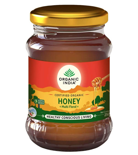 Organic India Wild Forest Honey (Multi Floral) 250g  (Free Shipping Worldwide)