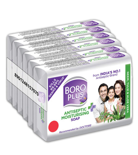 Boroplus Antiseptic And Moisturising Bathing Soap With Aloe Vera, Neem tulsi (Free Shipping World)