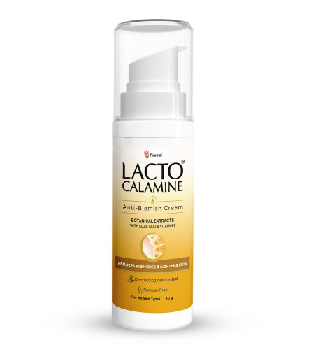Lacto Calamine Anti Blemish with Botanical extracts, Kojic acid and Vitamin E