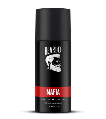 Beardo Mafia Perfume Body Spray | Long Lasting No Gas Deo For Men | 120 ml | pack of 2 | free shipping