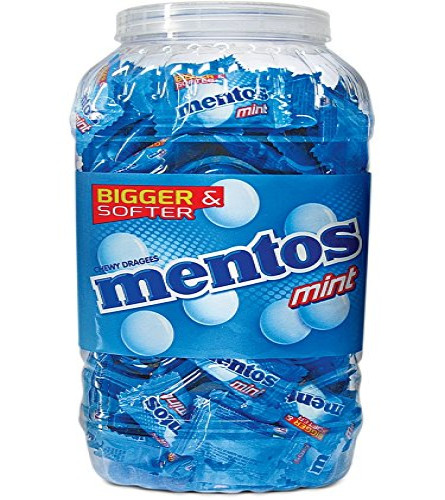 Mentos, Mint Flavour, Chewy Candy Jar