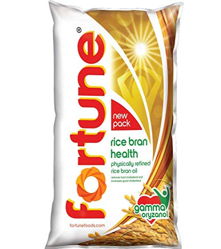 Fortune Oil, 1 L Pouch Rice Bran Health ,  Free Shipping Worldwide