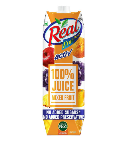 DABUR Real Activ 100% Mixed Fruit Juice - 1L  Free shipping worldwide
