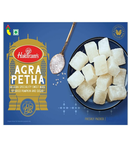 Haldiram's Dry Agra Petha, 350g/400g (Weight May Vary), Indian Sweets Diwali Gift Pack Free shipping