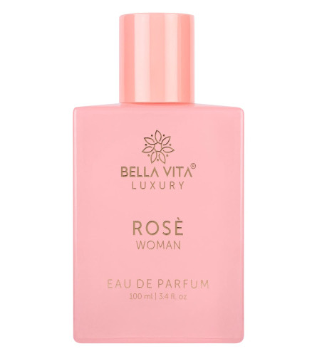 Bella Vita Luxury Rose Woman Eau De Parfum Perfume for Women with Black Currant, Vanilla 100 ML