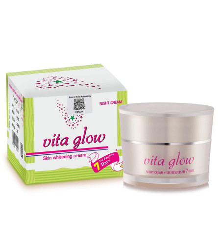 Vita Glow Skin Whitening Night Cream 30 GM , Free Shipping Worldwide
