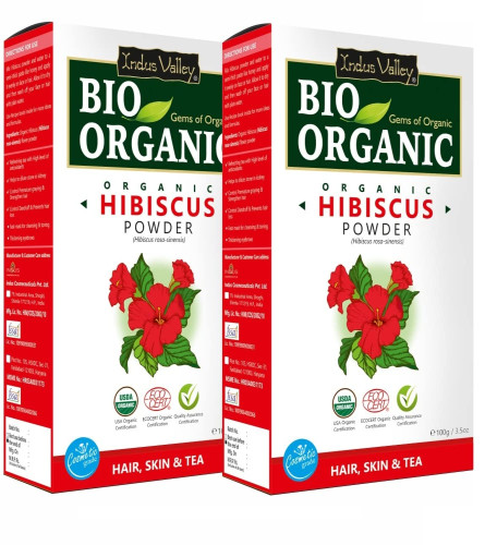 INDUS VALLEY Organic Hibiscus Powder