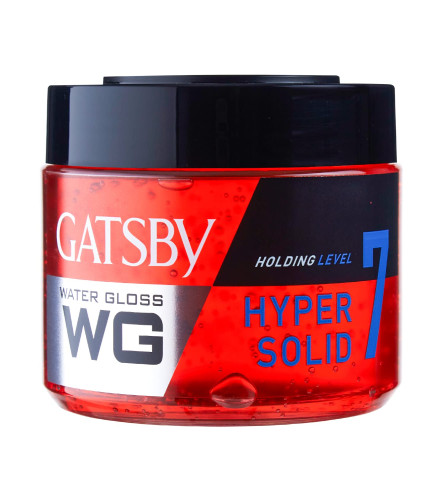 Gatsby Water Gloss - Hyper Solid, Wet Look Hair Gel