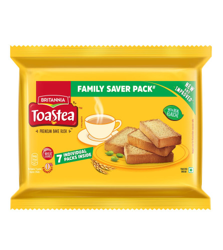 Britannia Rusk Toastea Premium Bake , 700gm, Brown Free shipping worldwide