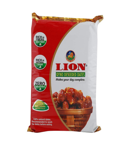 Lion Qyno Deseeded Dates, 500g Free shipping worldwide