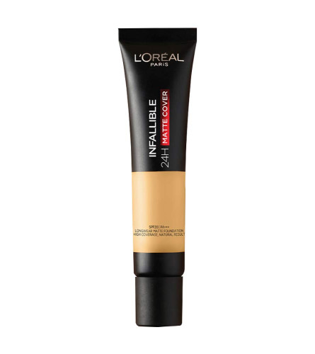 Loreal Paris Infallible 24H Matte Cover Liquid Foundation, 240 Natural Honey