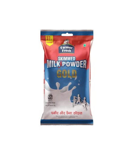 Farmer Fresh Pure & Premium Skimmed Milk Powder Gold 1Kg | No Added Preservatives