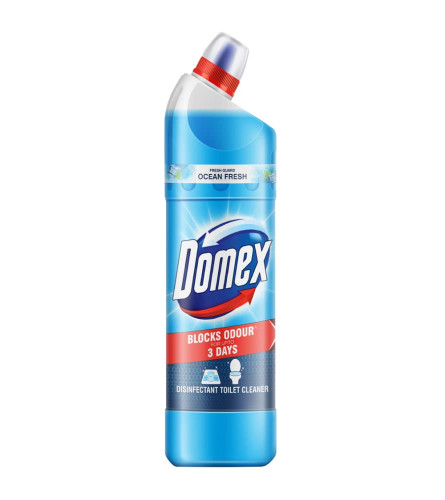 Domex FreshGuard Toilet Cleaner Liquid - 1L | Ocean Fresh | Fights Malodor for 3 days Free shipping