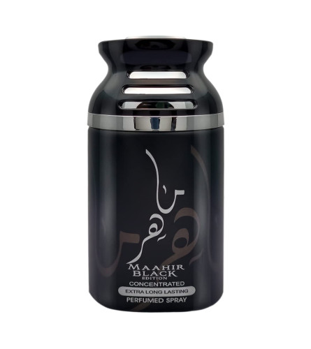 Lattafa MAAHIR BLACK Concentrated Extra Long Lasting Perfumed Spray
