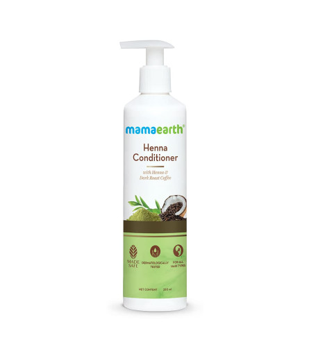 Mamaearth Henna Conditioner with Henna and Deep Roast Coffee - 250 ml