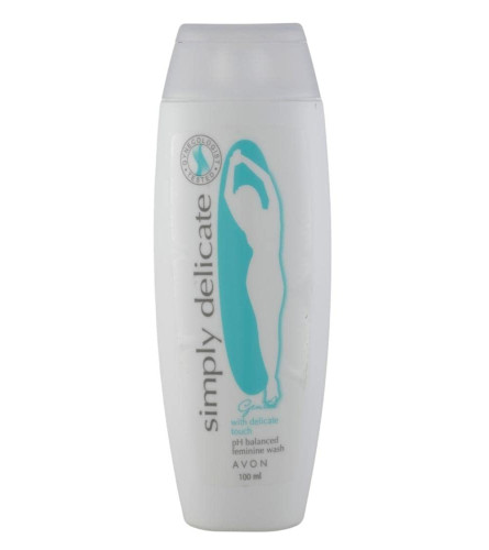 Avon Simply Delicate pH Balanced Feminine Wash (100 ml X 2 PACK) Free shipping world