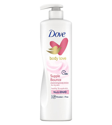 Dove Body Love Supple Bounce Body Lotion for Dry Skin 48Hrs Moisturisation