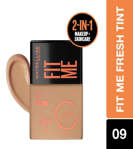 Maybelline New York Foundation, Lightweight Skin Tint Shade 09 , 30 ml (pack of 2 )