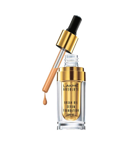 Lakme Absolute Argan Oil Serum Foundation with SPF 45, - Natural Almond 15 ml
