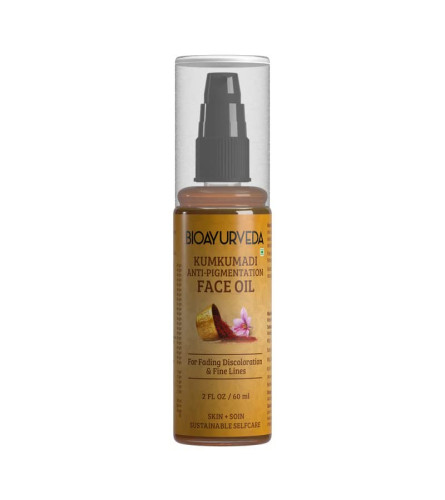BIOAYURVEDA Kumkumadi Anti-Pigmentation Face Oil for Fading Discoloration and Fine Lines