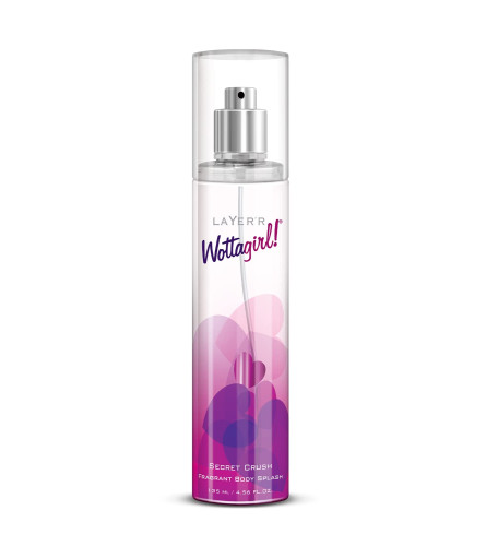 Layer'r Wottagirl Secret Crush Body Splash For Women, 135 ml (pack of 2 )