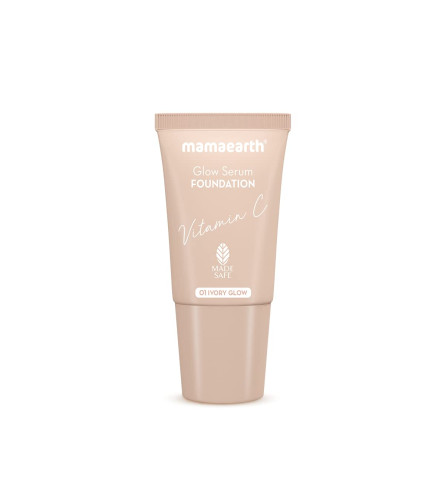 Mamaearth Glow Serum Foundation Mini Tube with Vitamin C