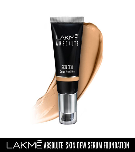 Lakmé Absolute Skin Dew Serum Foundation Warm Crème 30 gm (pack of 2) Fs