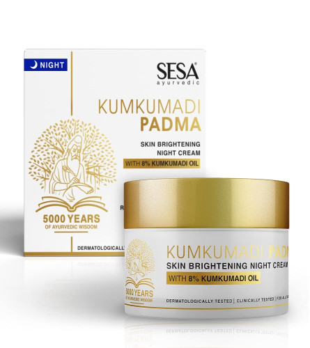 SESA 8% Kumkumadi Padma Night Cream