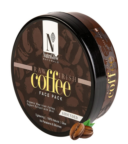 NutriGlow NATURALS Raw Irish Coffee Face Pack For Nourishing Deep Cleansing