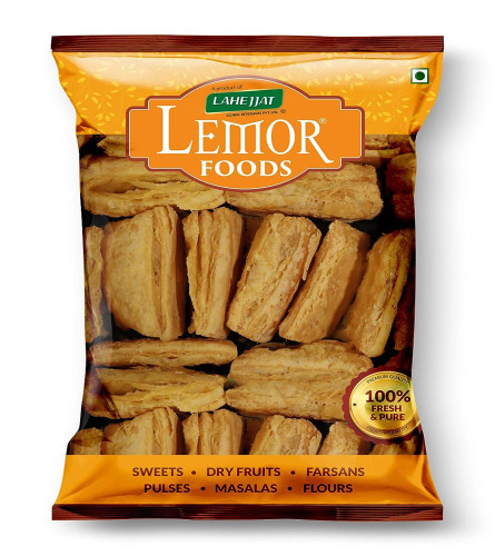 Lemor Maska Khari (400 gms, 2 Packets of 200 Gms Each) | Munching Puffed Snacks for Foodie Indians
