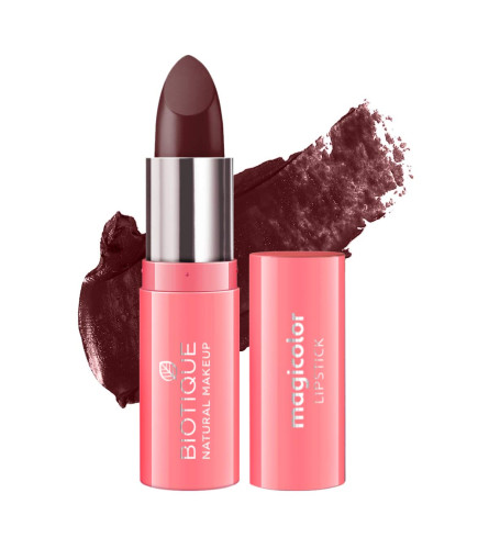 Biotique Natural Makeup Creamy Magicolor Lipstick Nudge Fudge 4.2 gm (Pack of 4) Fs