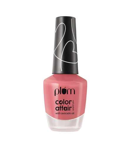Plum Color Affair Nail Polish Pink Guava 11 ml (Pack Of 4) Fs