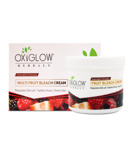 Oxyglow Herbal Instant Glow Multi-Fruit Bleach Cream 300g