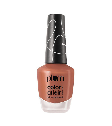 Plum Color Affair Nail Polish Apri-Caught 11 ml (Pack Of 4) Fs