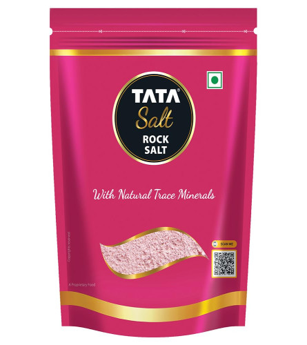Tata Salt Rock Salt | Premium Sendha Namak | with Natural Trace Minerals | 1kg Pouch Free shipping