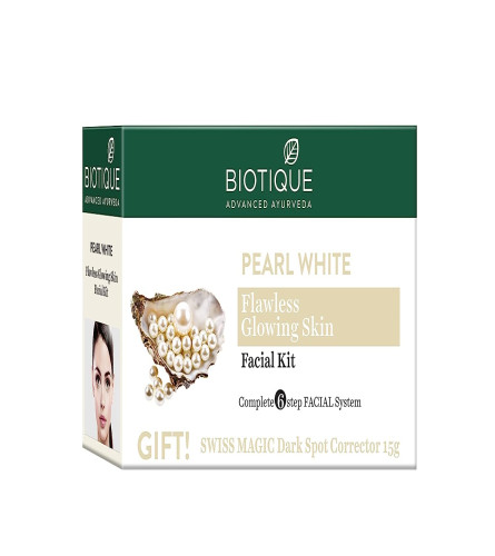 Biotique Bio Pearl White Facial Kit, 65g (Pack of 2) Fs
