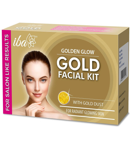 Iba Golden Glow Gold Facial Kit 60 gm (Pack of 2) Fs