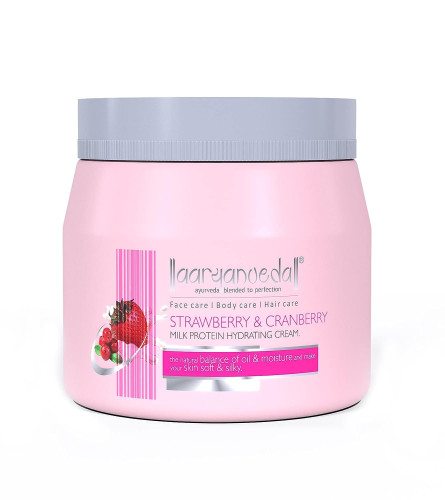 Aryanveda Strawberry & Cranberry Milk Protein Skin Cream 400 gm (Fs)