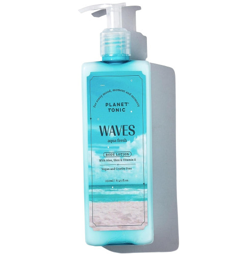 Planet Tonic Waves Fresh Aqua Body Lotion with Aloe, Shea & Vitamin E