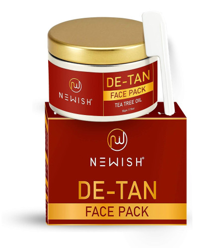 Newish® De Tan Face Pack for Men & Women