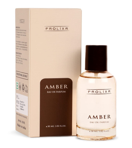Prolixr Amber Eau De Parfum EDP Bottle