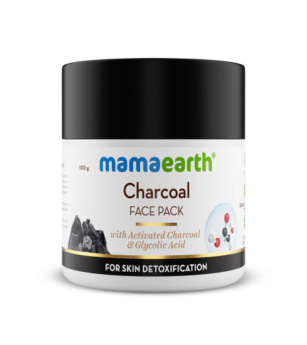Mamaearth Charcoal Face Pack with Activated Charcoal and Glycolic Acid