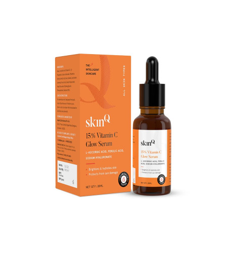 SkinQ 15% Vit C Face Serum for Glowing & Brightening Skin