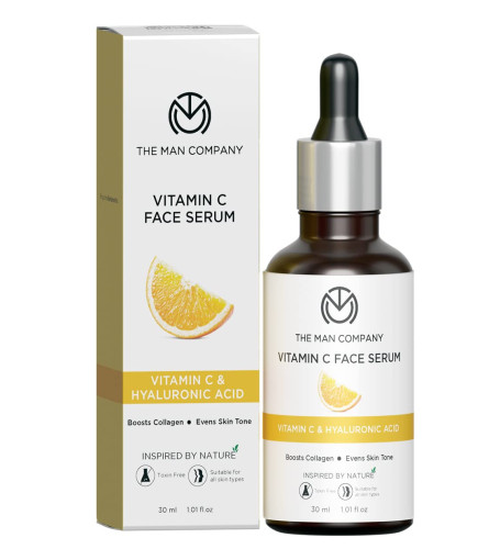 The Man Company 40% Vitamin C Face Serum With Hyaluronic Acid
